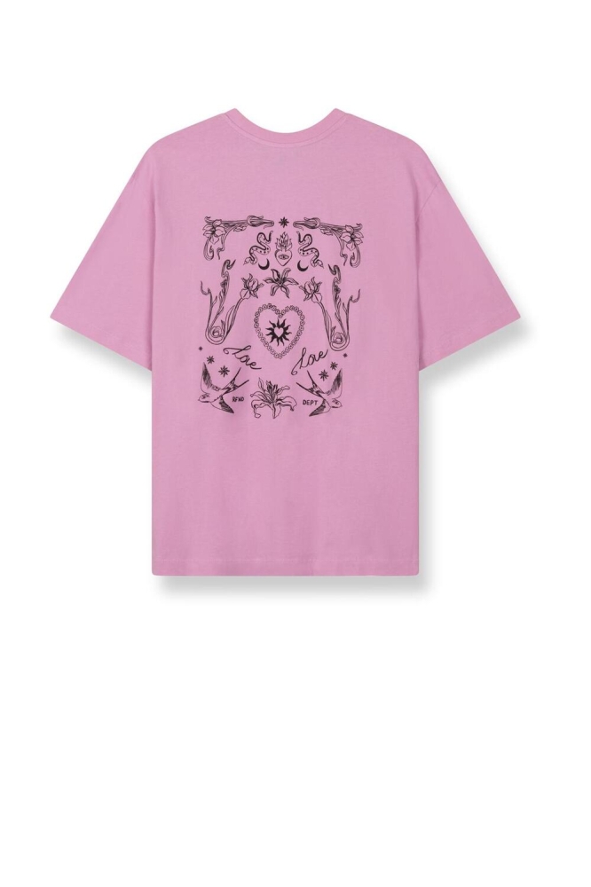 KNITTED OVERSIZED T SHIRT MAGGY R2503722636 300 SOFT PINK